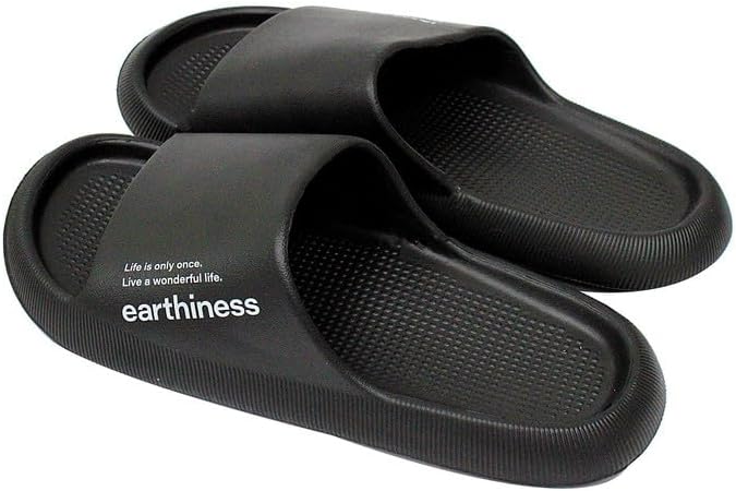 DAISO Unisex Black EVA Sandals - US Size 6-8 (EU 39-41) - Image 2